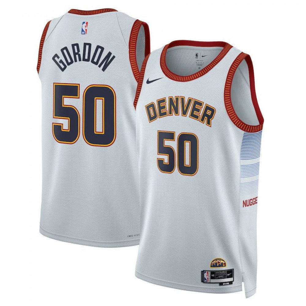 Aaron Gordon Denver Nuggets Unisex 2022/23 Swingman Jersey - City Edition - Silver-Pro Kit Vault | Brand New 26/27 Sports Jerseys